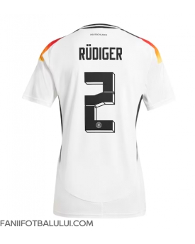 Germania Antonio Rudiger #2 Echipament de Fotbal Replică European 2024 Femei Acasa